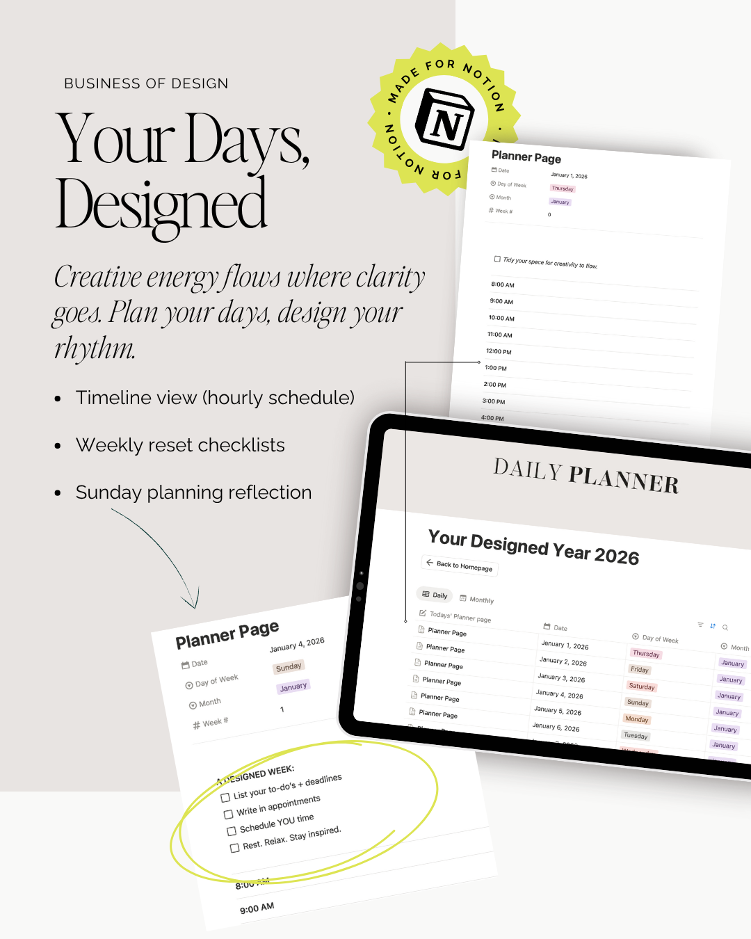 The Designer's Playbook DESK Pro - All-in-one-Freelance business System