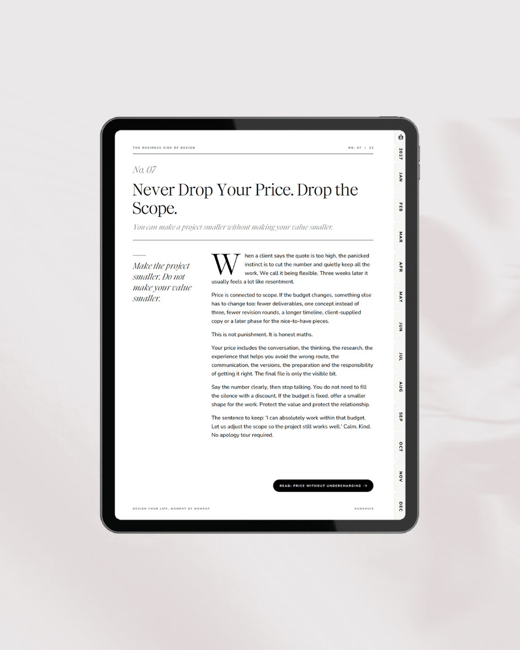 The Creatives’ Digital Planner 2027 – Dated Daily & Weekly Hyperlinked PDF Planner for Goodnotes + Sticker Pack