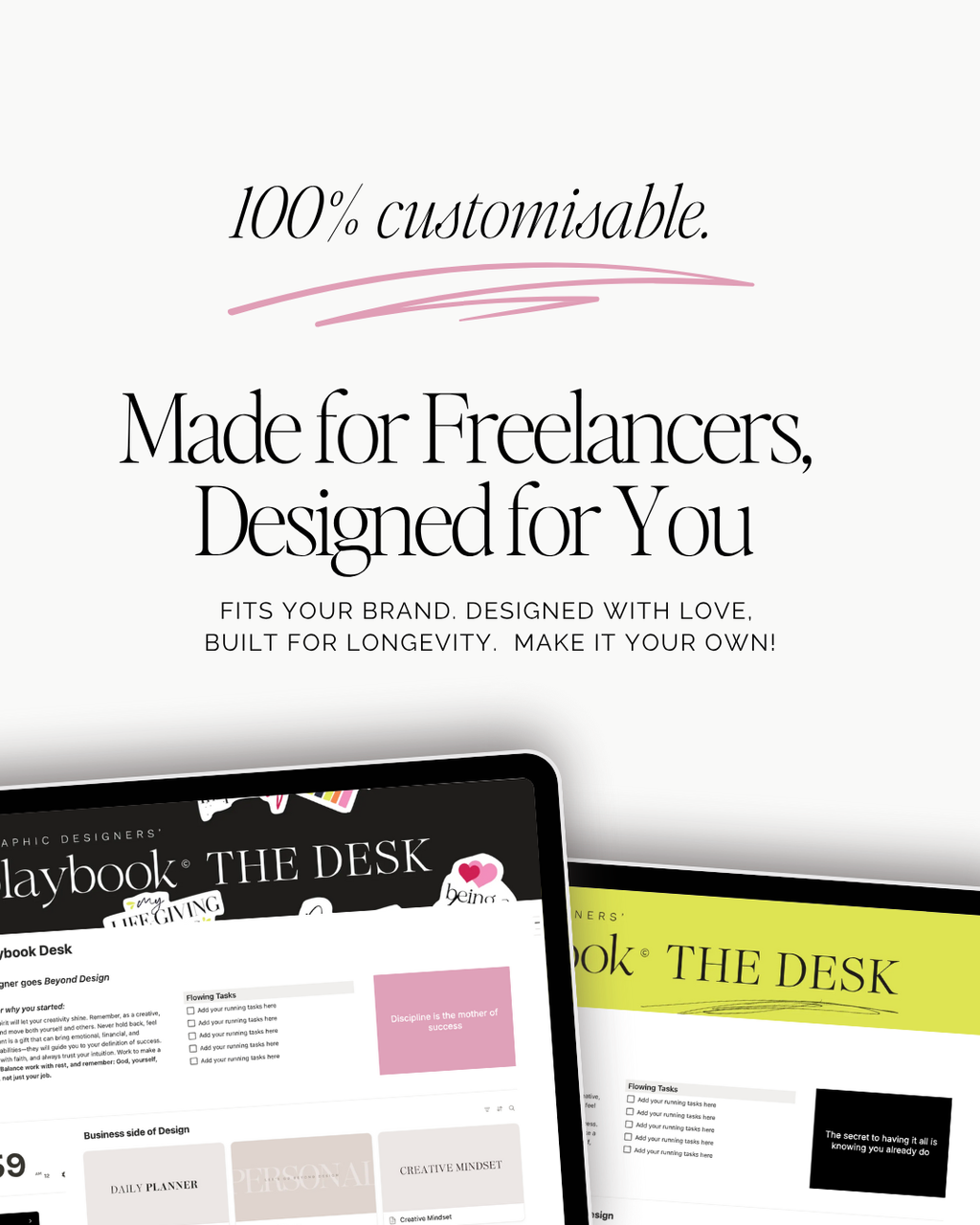 The Designer's Playbook DESK Pro - All-in-one-Freelance business System