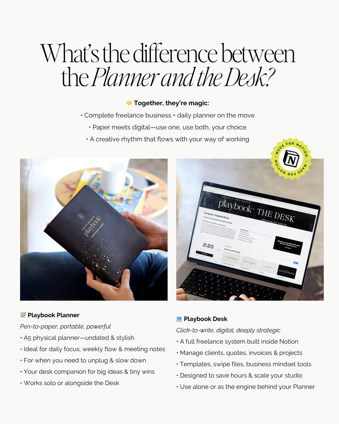The Designer's Playbook DESK Pro - All-in-one-Freelance business System