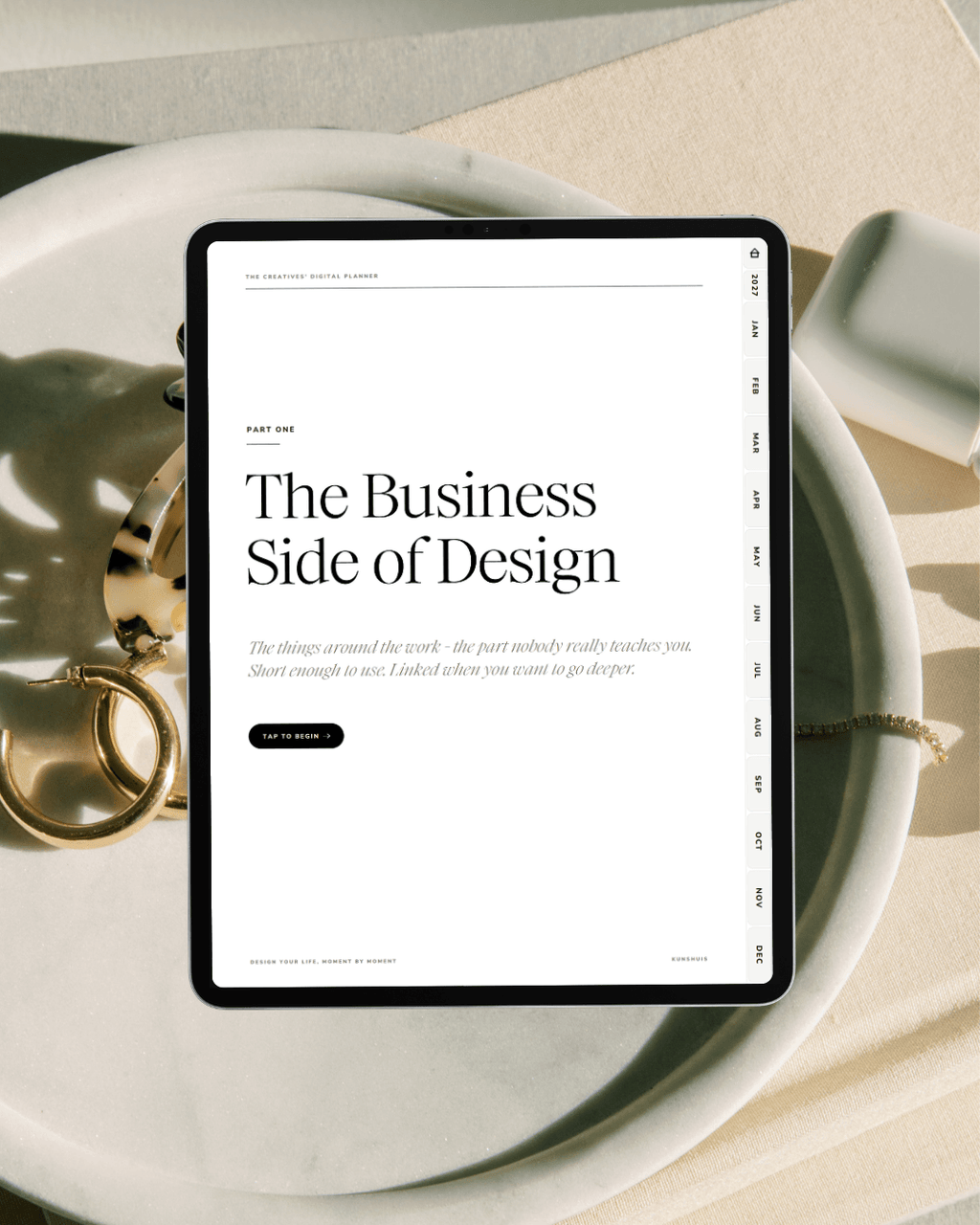 The Creatives’ Digital Planner 2027 – Dated Daily & Weekly Hyperlinked PDF Planner for Goodnotes + Sticker Pack