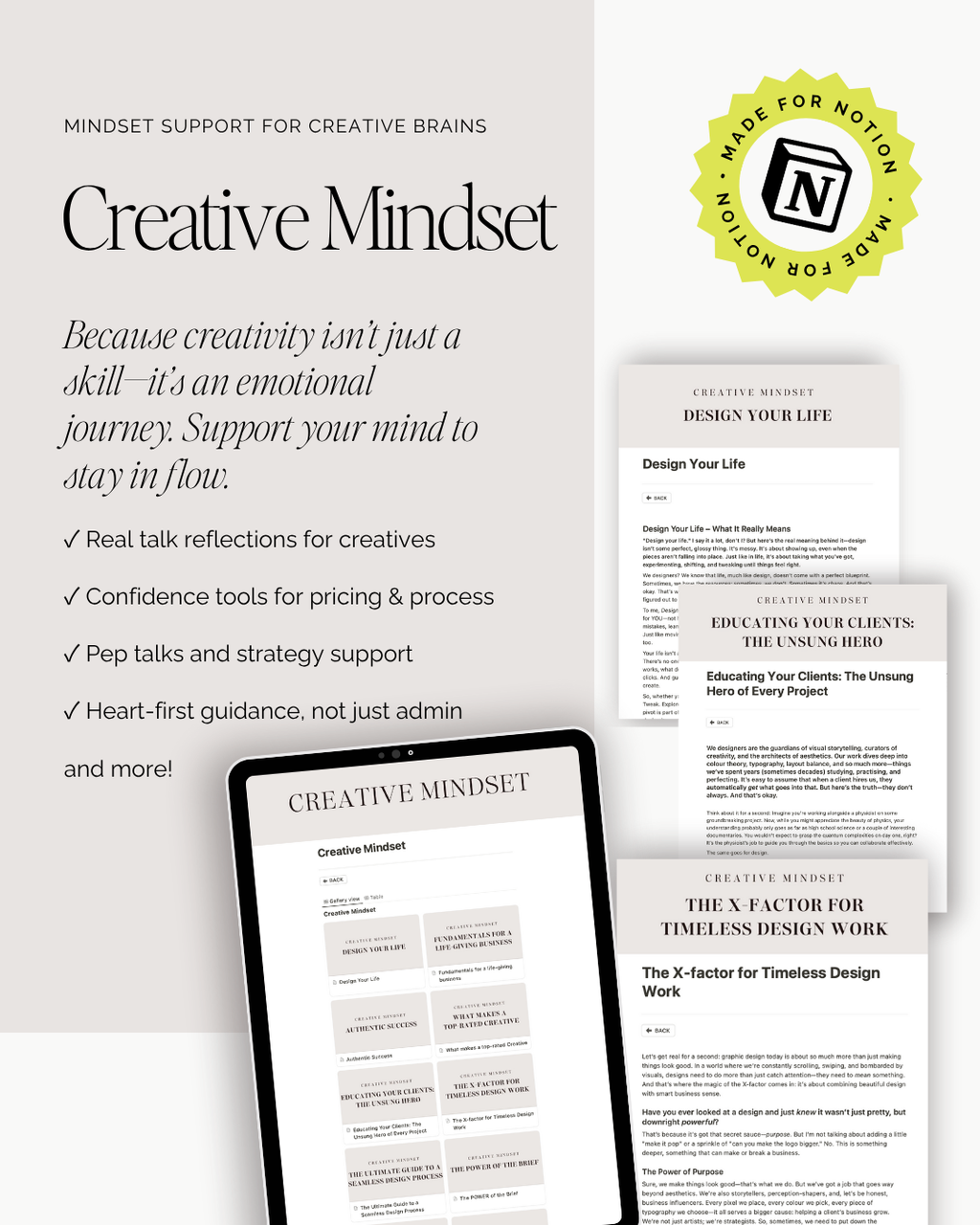 The Designer's Playbook DESK Pro - All-in-one-Freelance business System