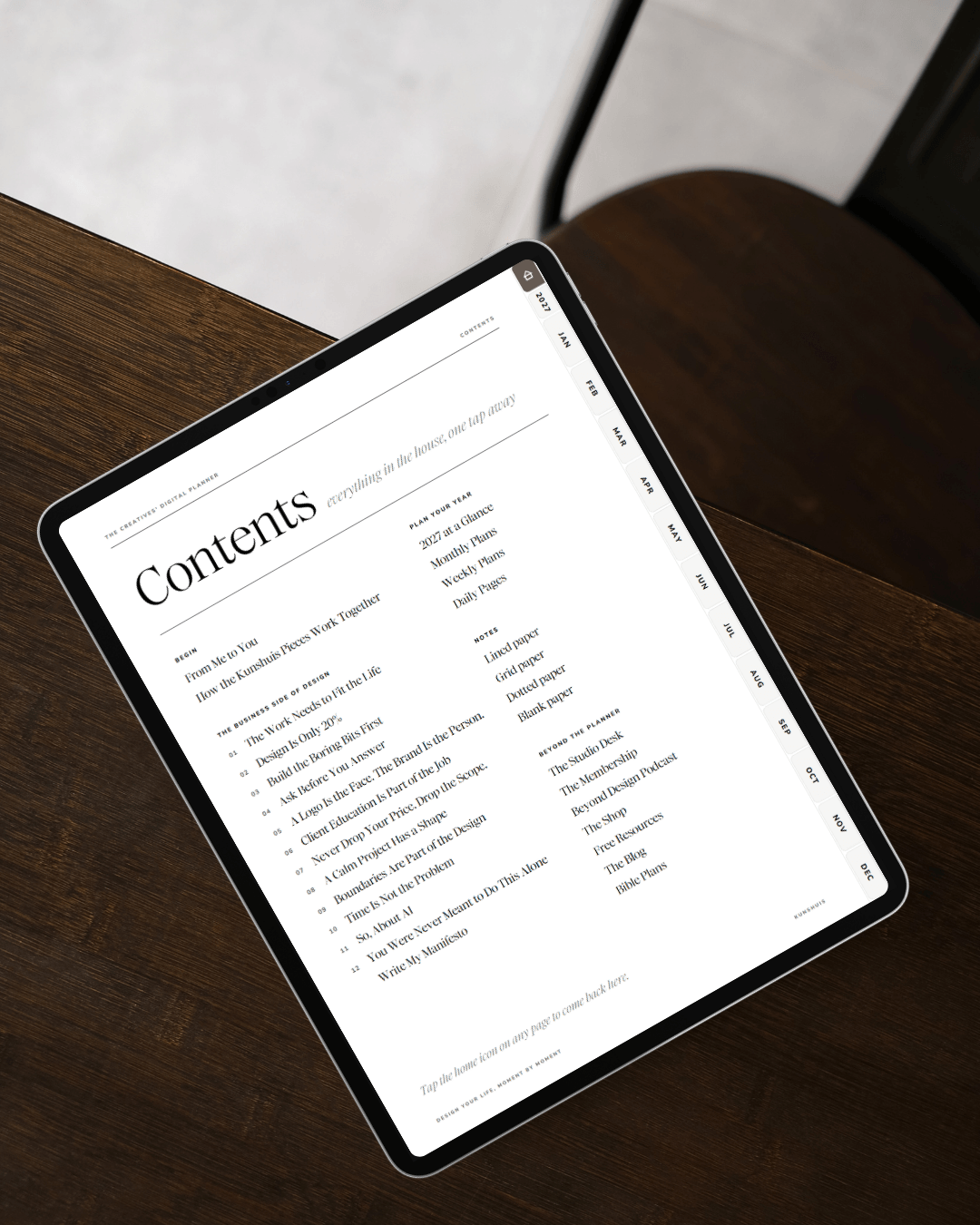 The Creatives’ Digital Planner 2027 – Dated Daily & Weekly Hyperlinked PDF Planner for Goodnotes + Sticker Pack
