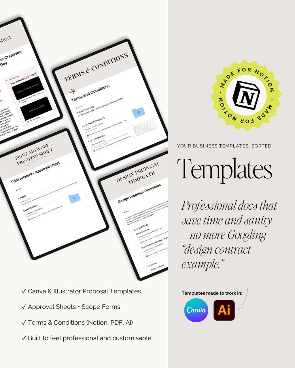 The Designer's Playbook DESK Pro - All-in-one-Freelance business System