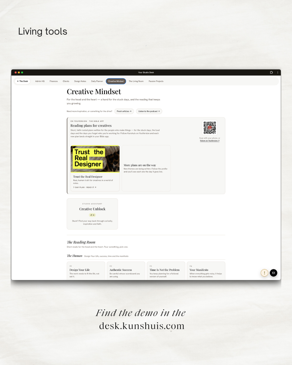 The Studio Desk – Business App for Freelance Designers