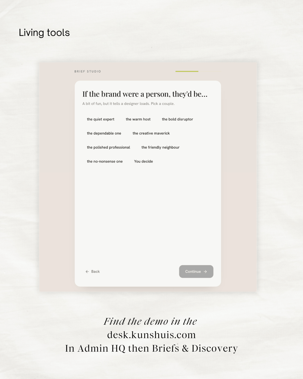 Brief Studio – Write a Brief 