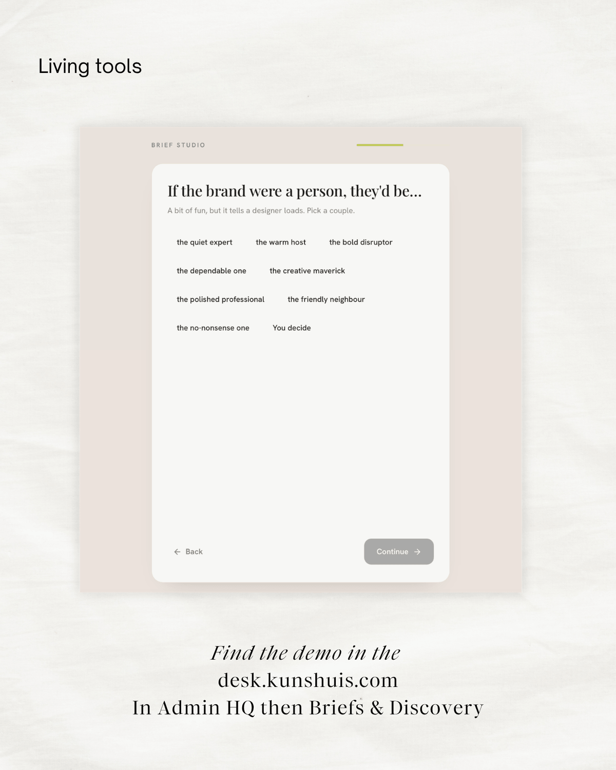 Brief Studio – Write a Brief 
