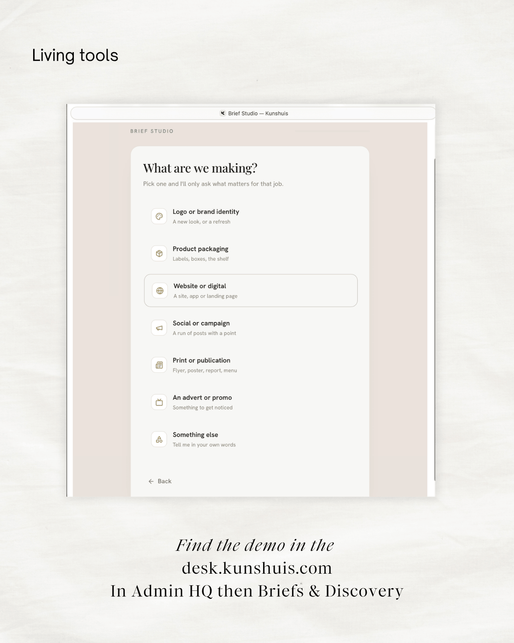 Brief Studio – Write a Clear Design Brief