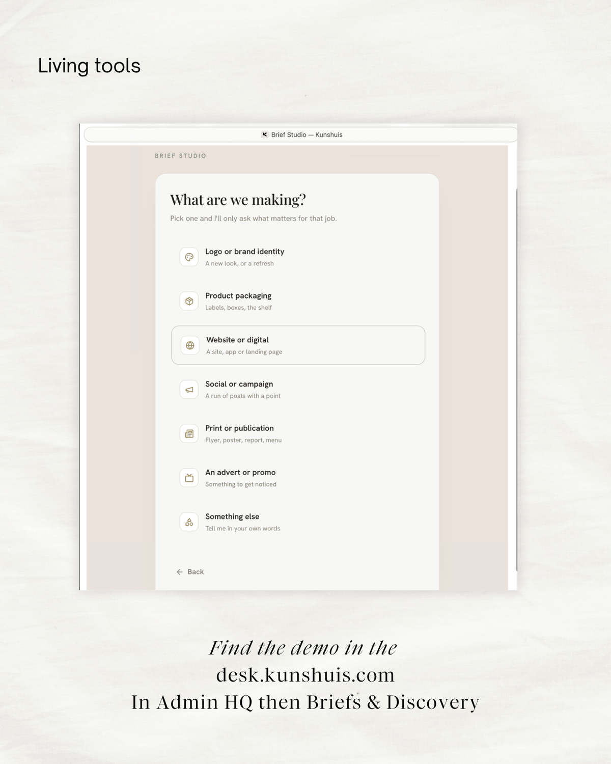 Brief Studio – Write a Clear Design Brief