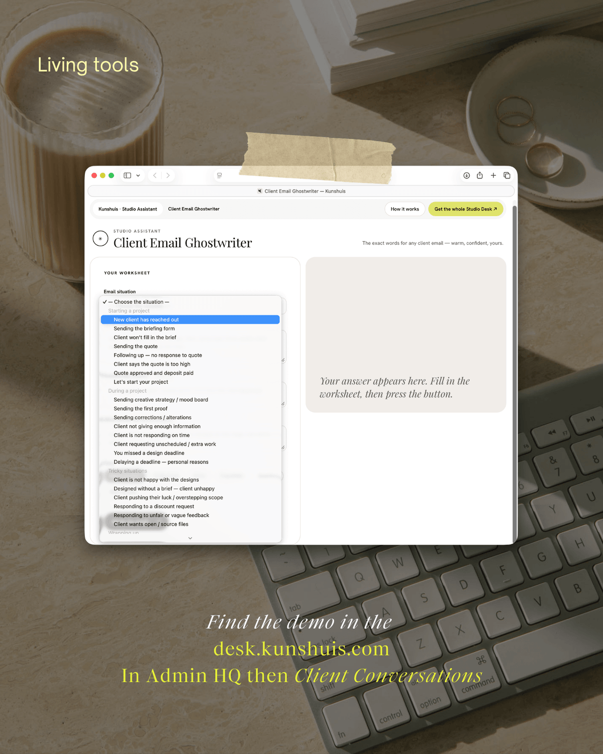 Client Email Ghostwriter – Difficult Client Emails | Kunshuis