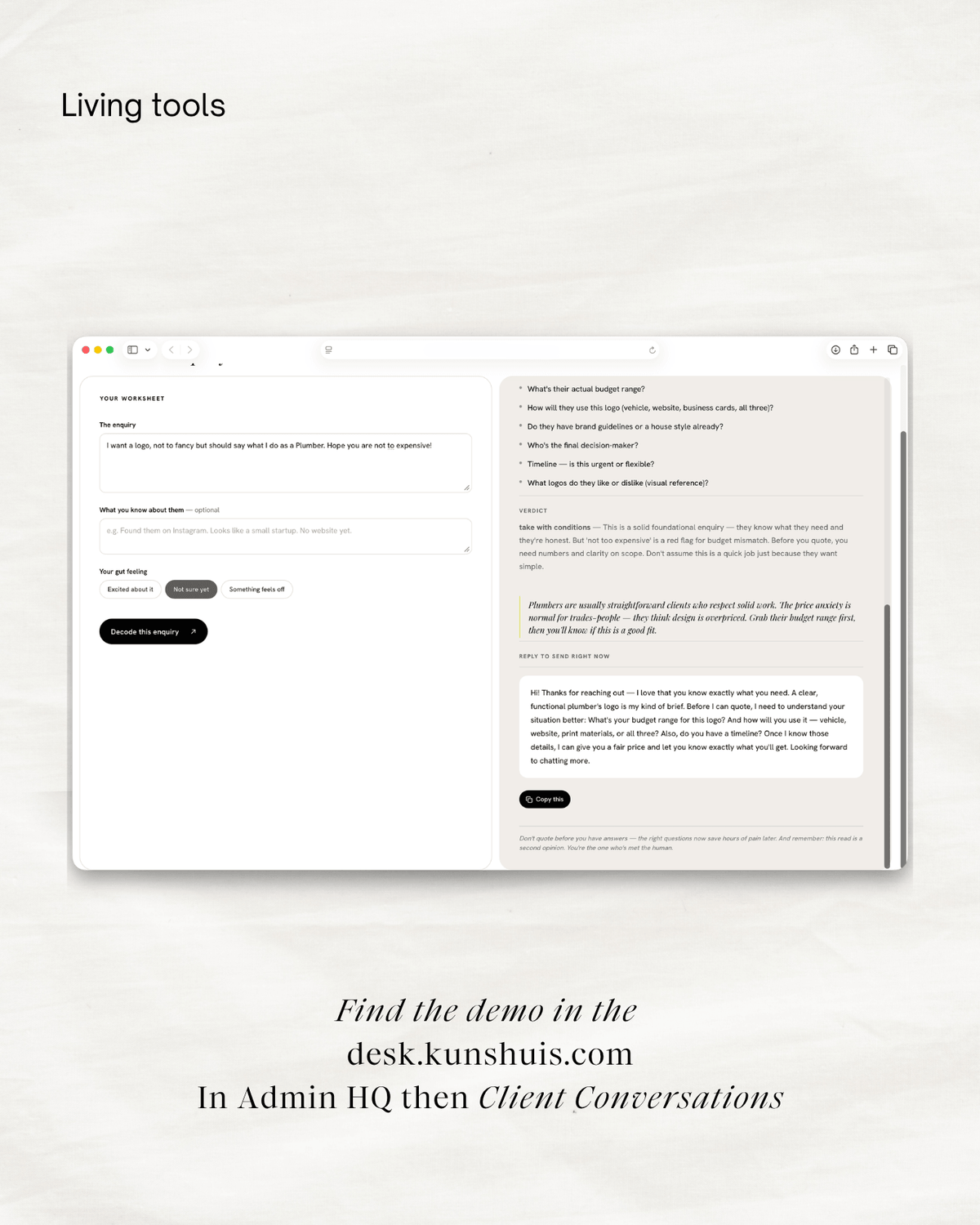 Client Enquiry Decoder – Read New Leads Clearly 