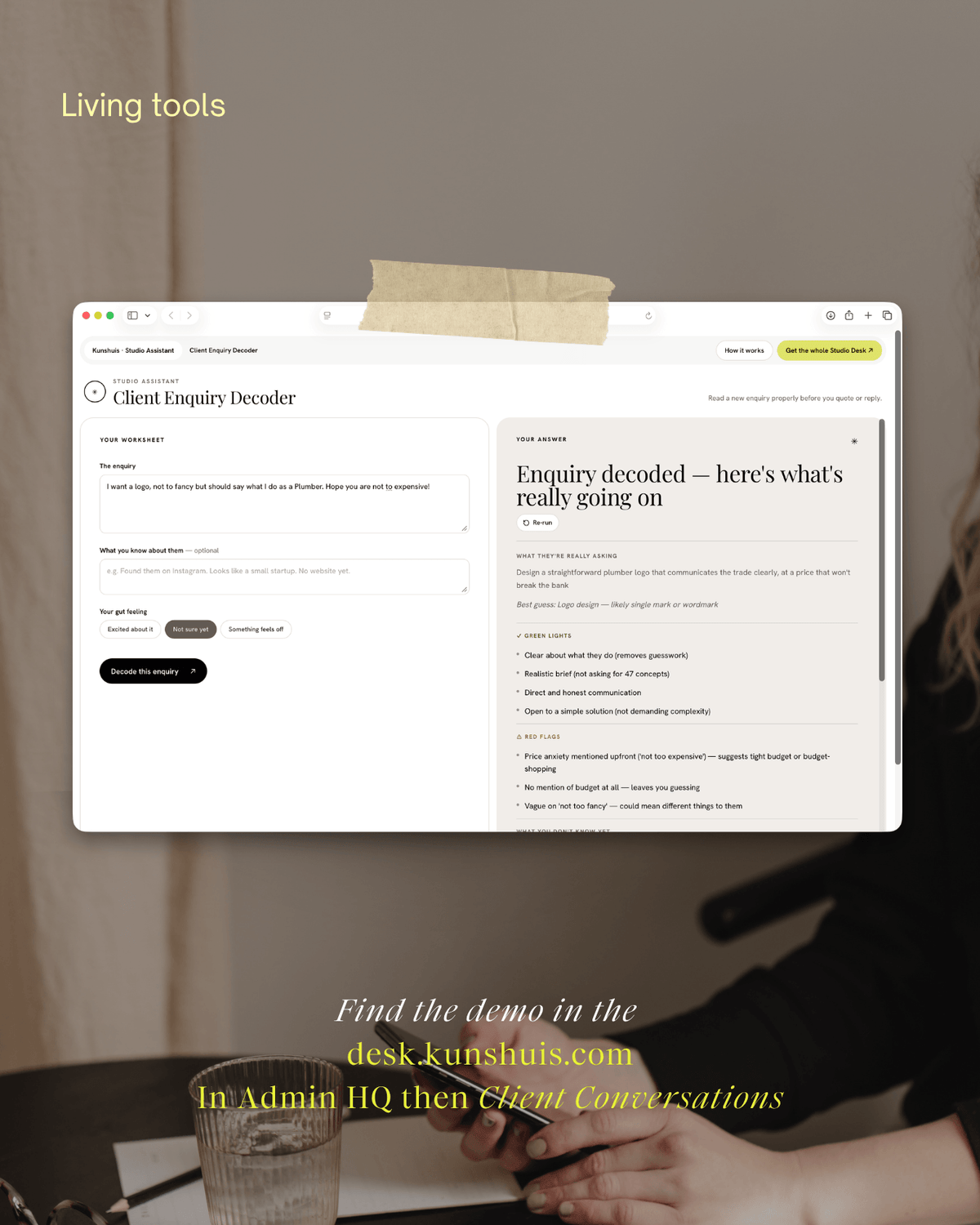 Client Enquiry Decoder – Read New Leads Clearly | Kunshuis