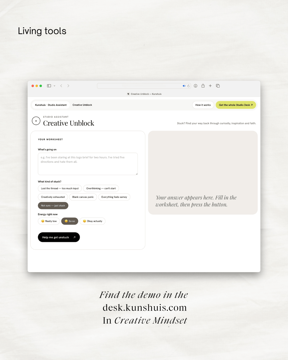 Creative Unblock – Get Unstuck When the Ideas Won’t Come