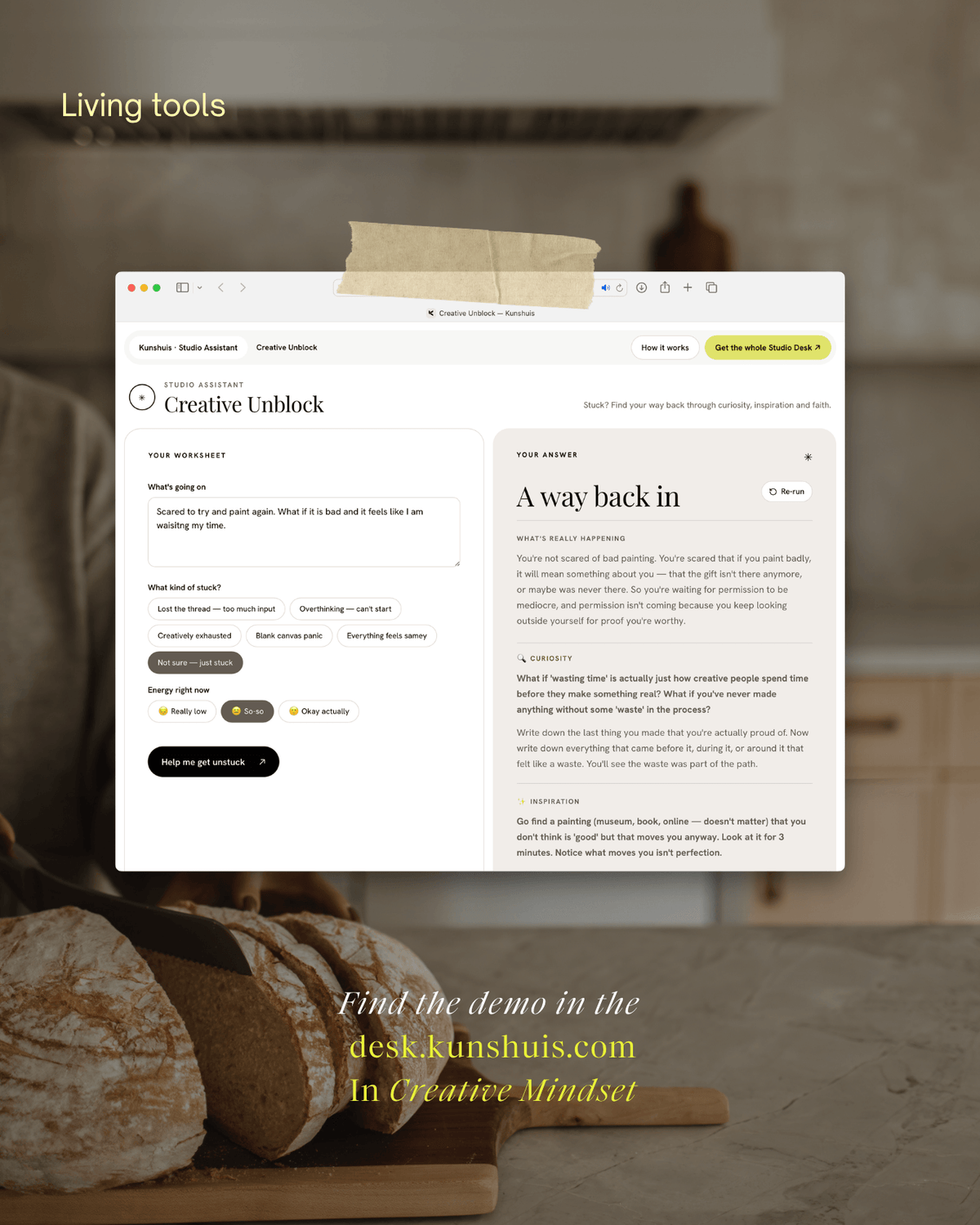 Creative Unblock – Get Unstuck When the Ideas Won’t Come | Kunshuis