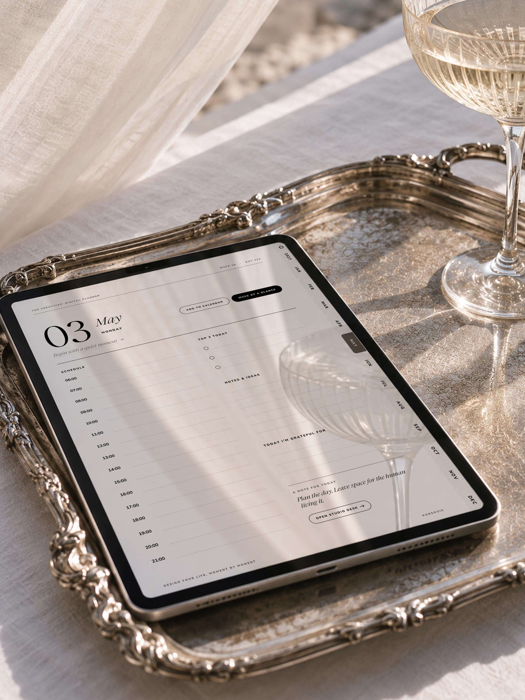 The Creatives’ Digital Planner 2027 – Dated Daily & Weekly Hyperlinked PDF Planner for Goodnotes + Sticker Pack