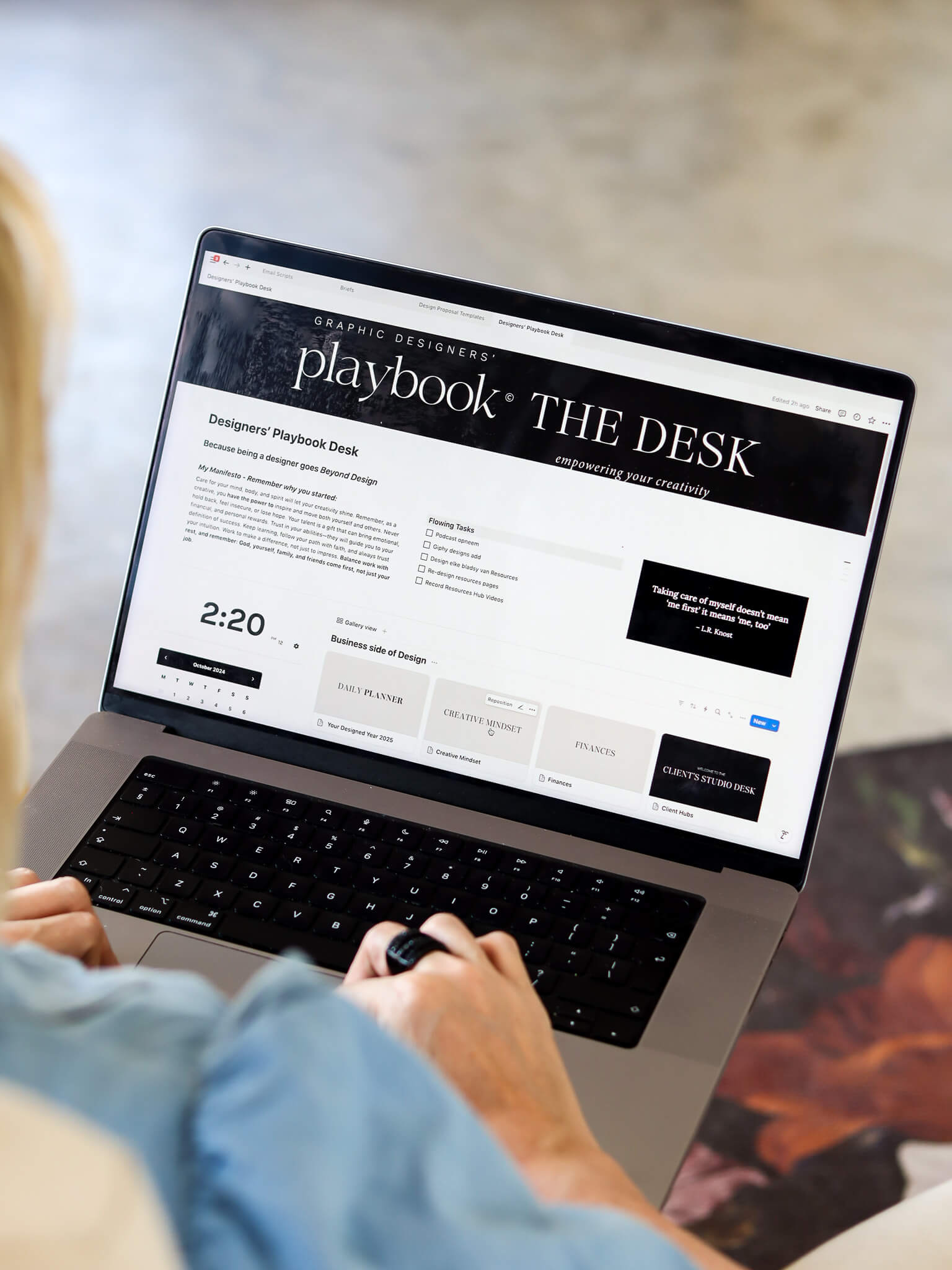 The Designer's Playbook DESK Pro - All-in-one-Freelance business System