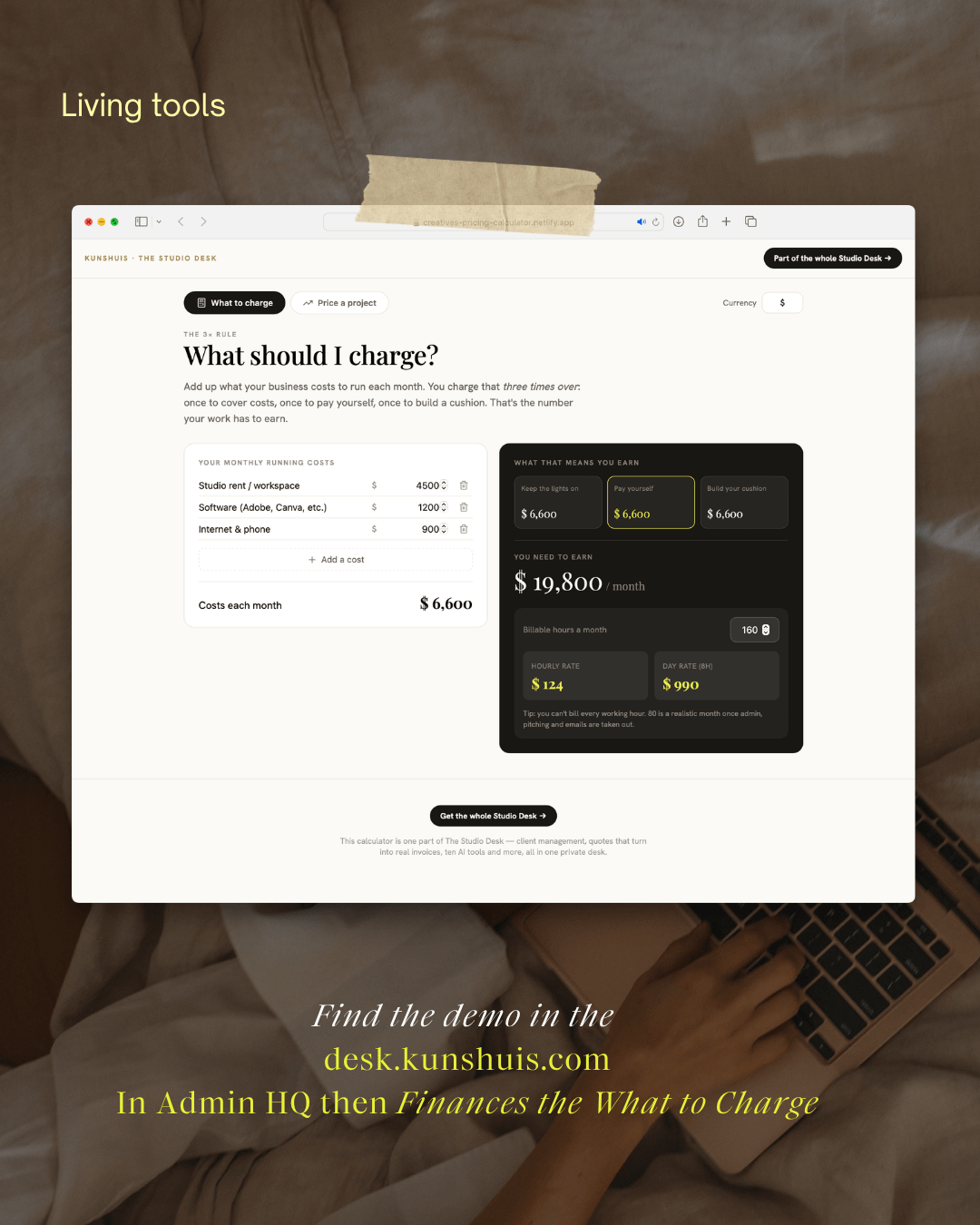 Pricing Calculator for Designers_KnowYourRate_Kunshuis