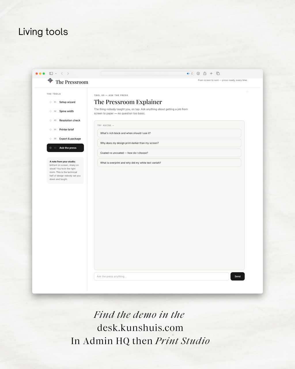 Print app
