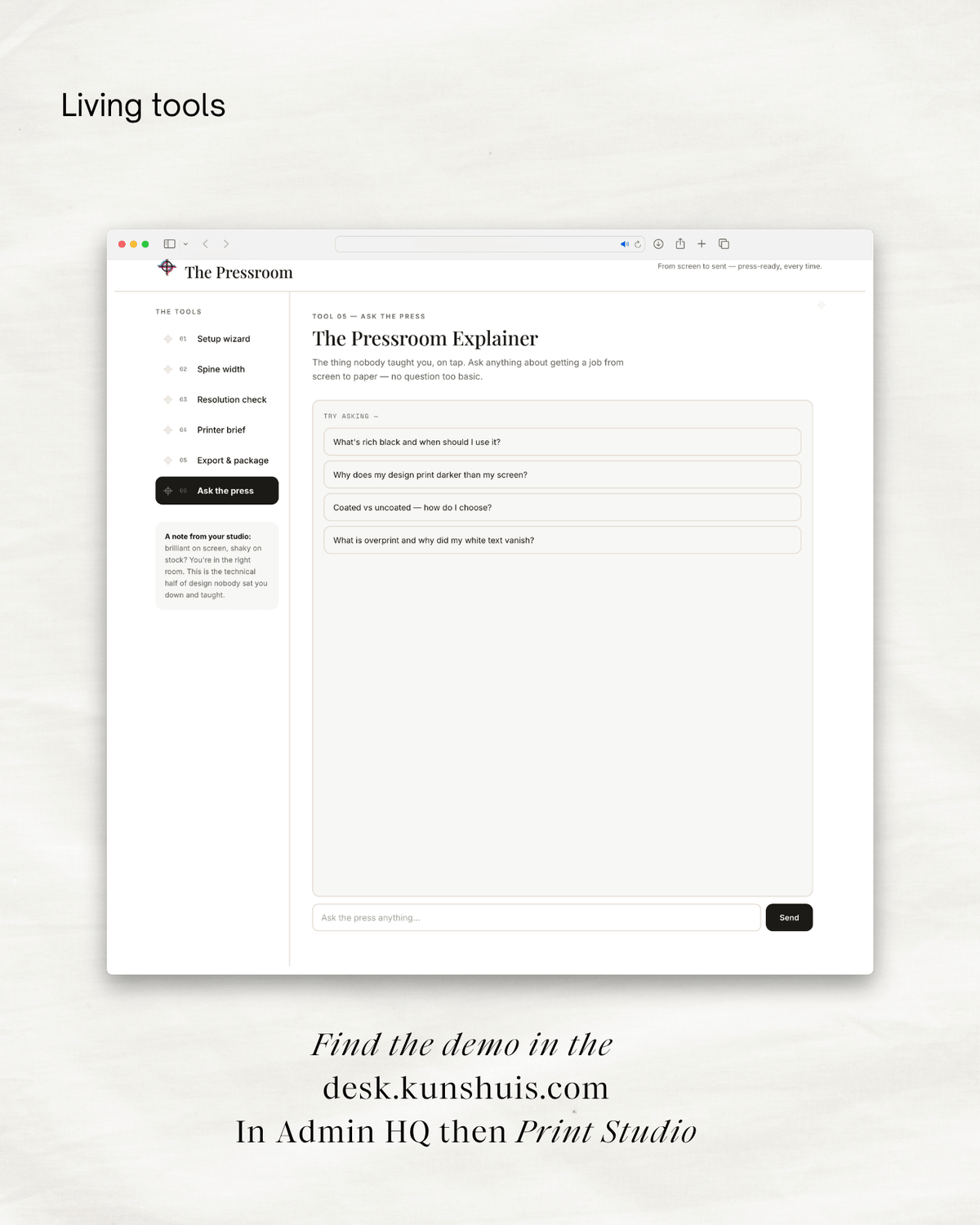 Print app