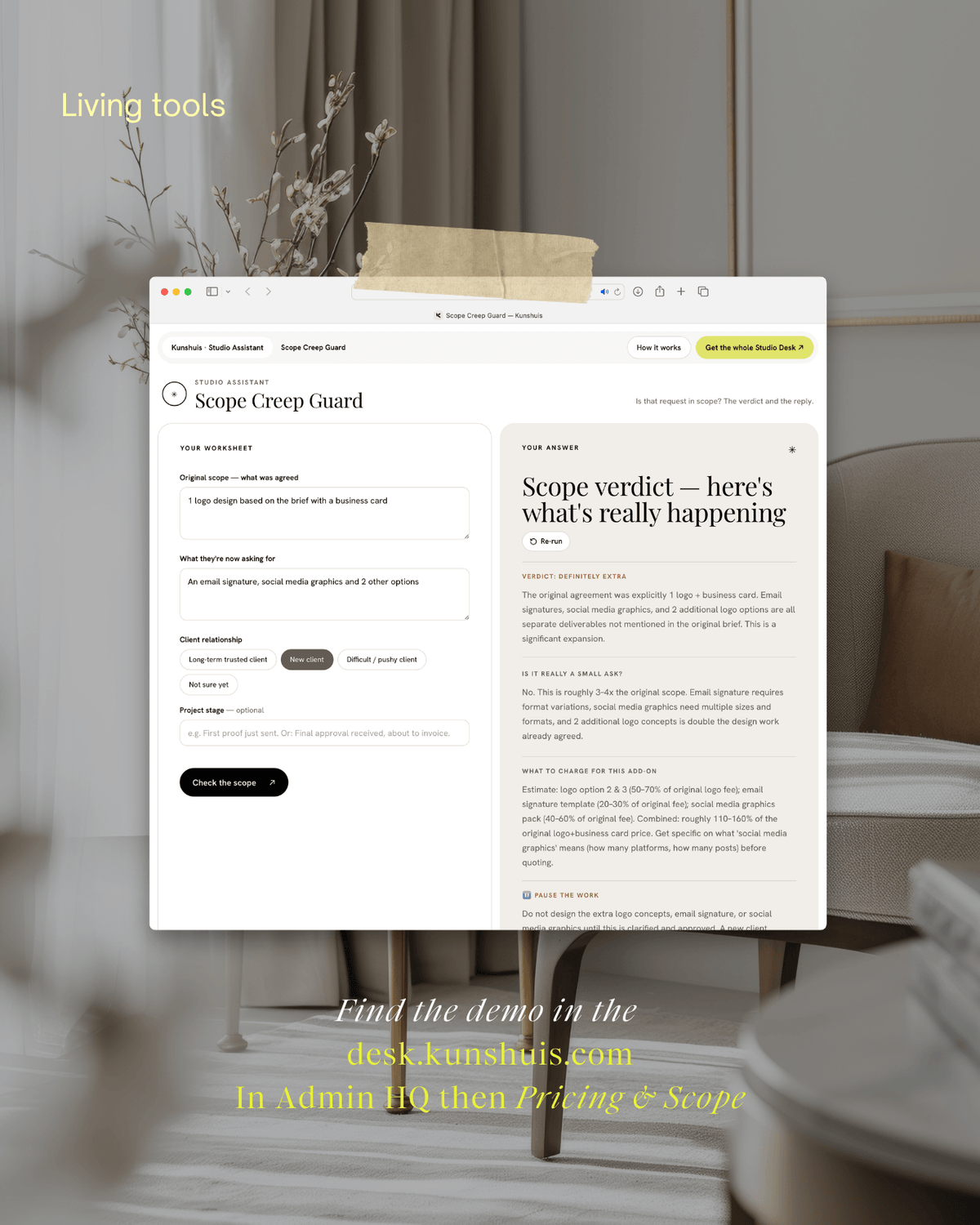 Scope Creep Guard – Is That Request In Scope? | Kunshuis