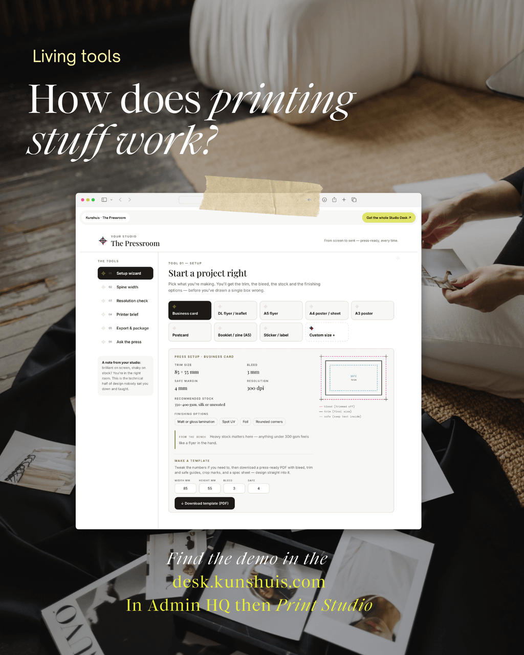 Print-Ready Tool Preview