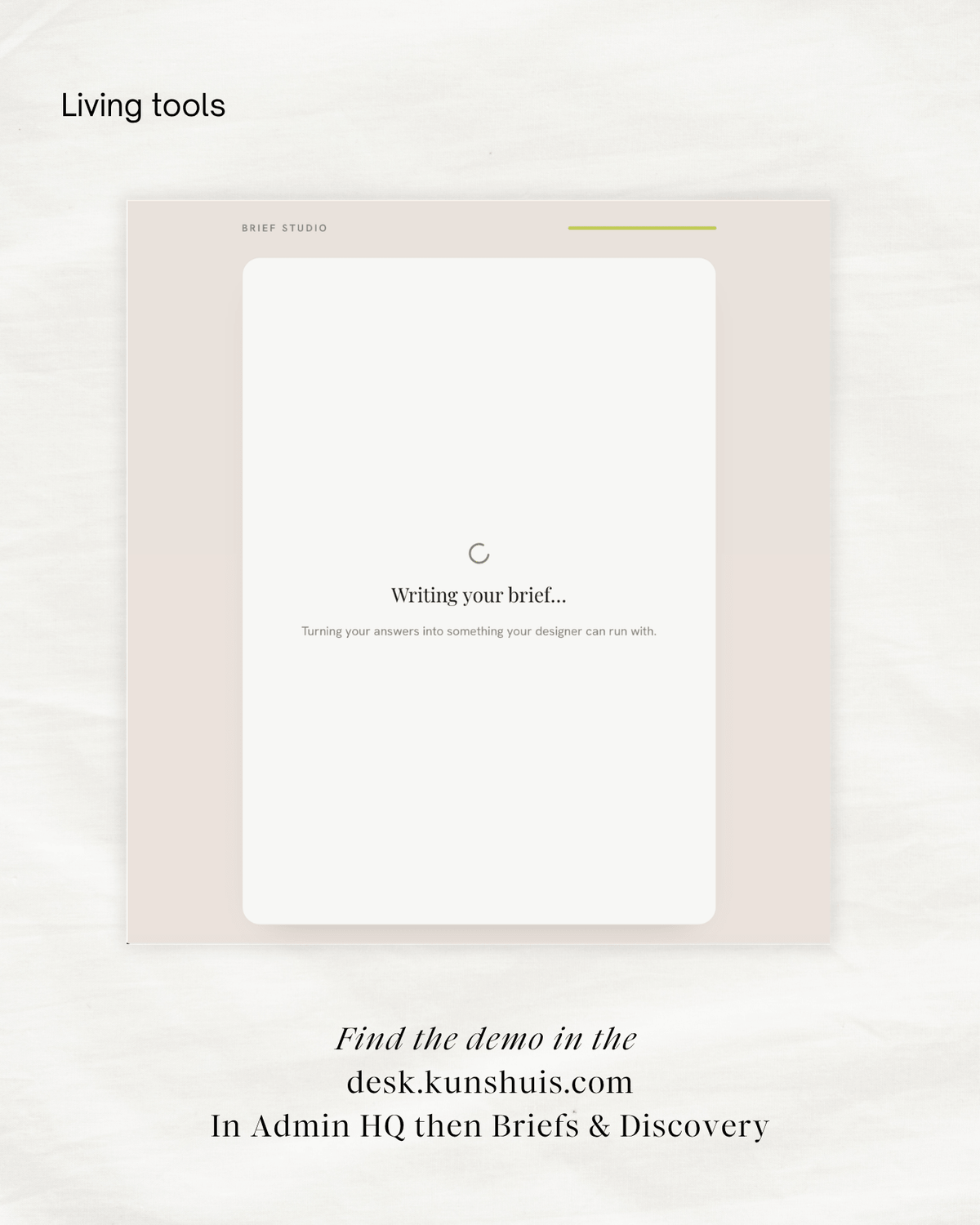 Write a Brief app