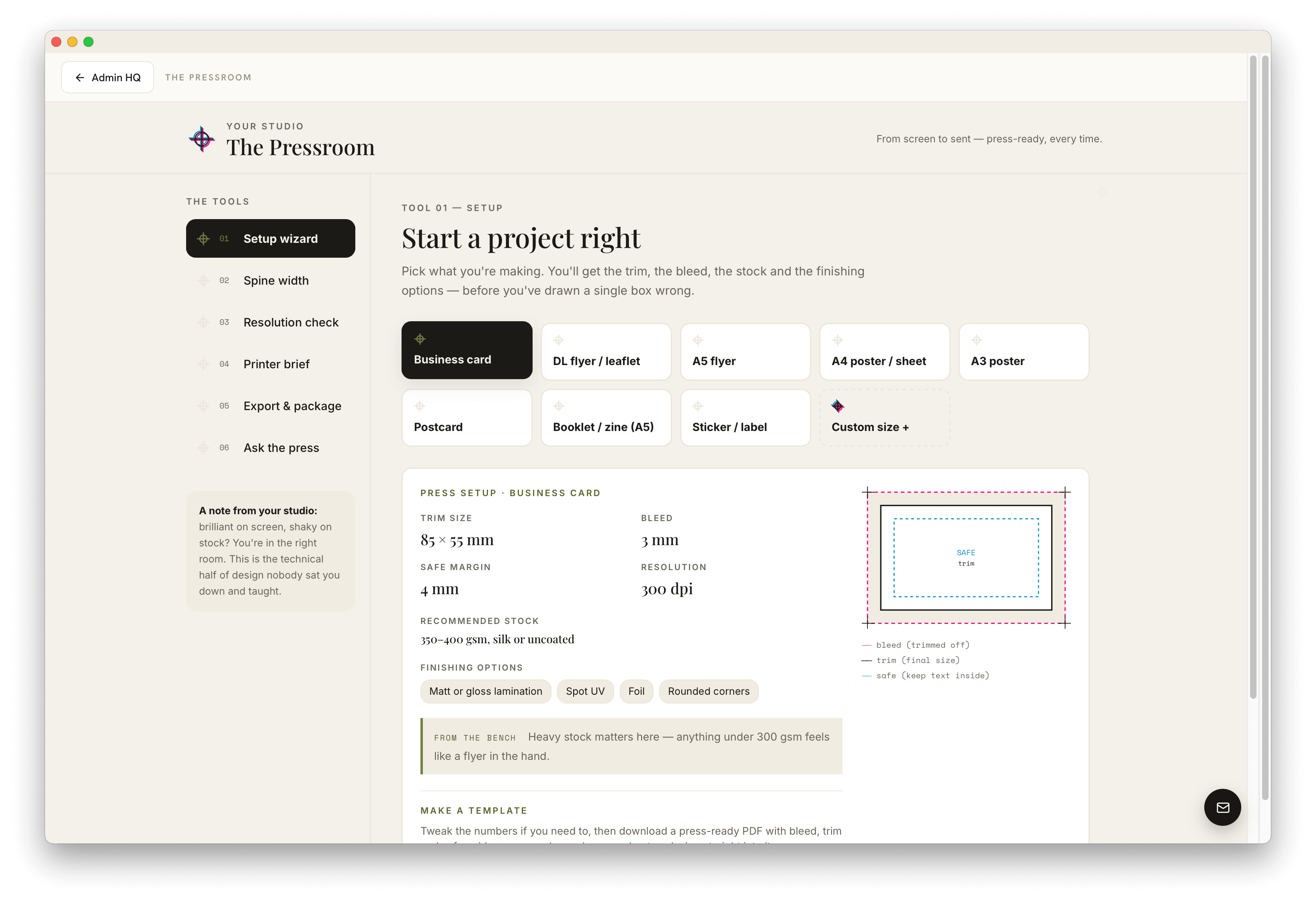 The Studio Desk | Run Your Studio + 12 AI Tools Included