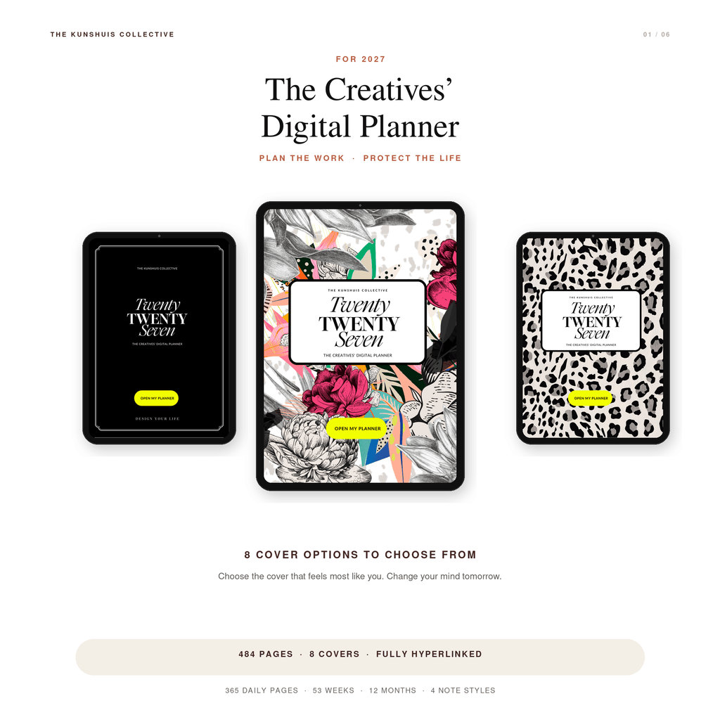 The Creatives’ Digital Planner 2027 + Sticker Pack - The Expression Edition