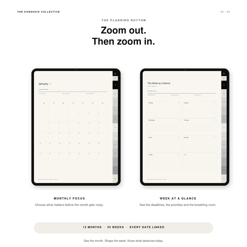 The Creatives’ Digital Planner 2027 + Sticker Pack - The Expression Edition