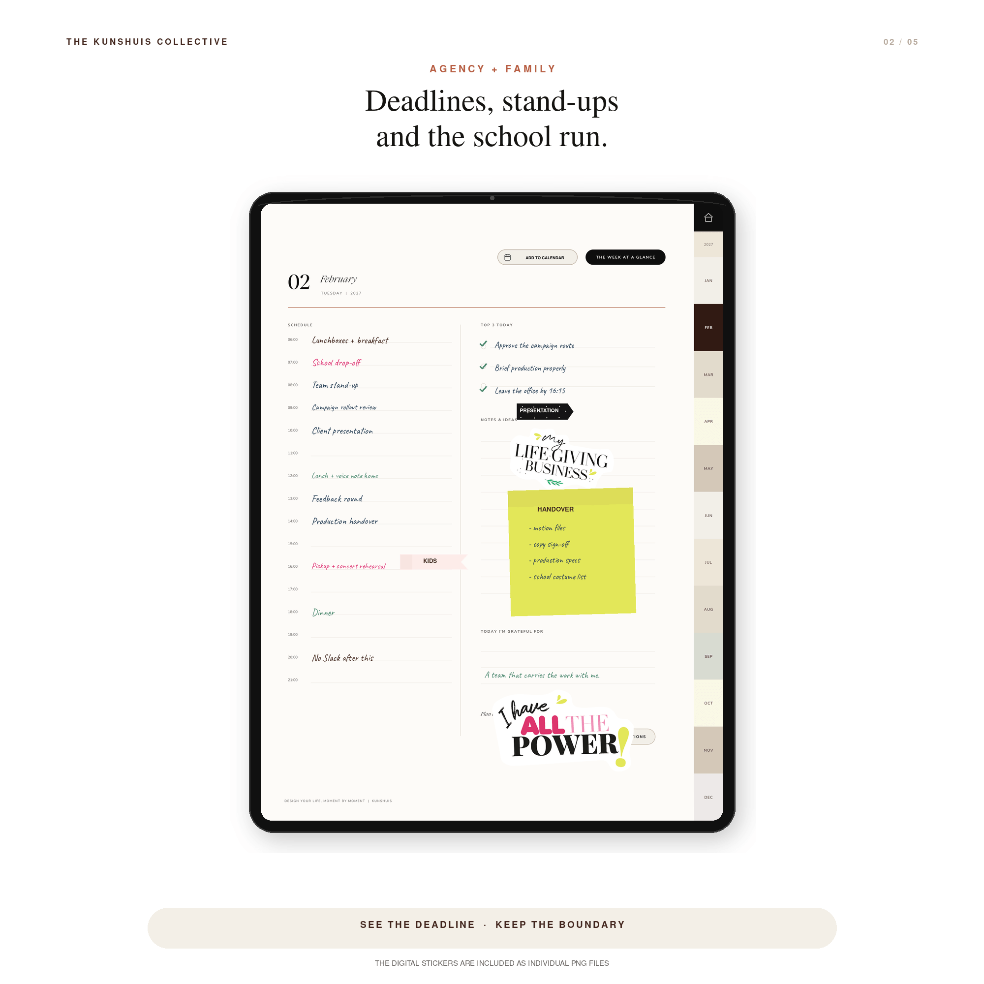 The Creatives’ Digital Planner 2027 + Sticker Pack - The Expression Edition