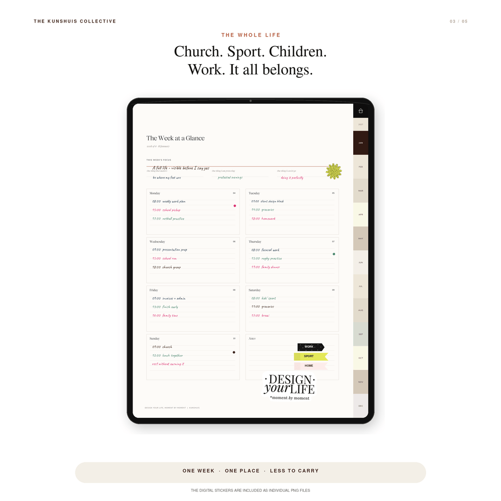 The Creatives’ Digital Planner 2027 + Sticker Pack - The Expression Edition
