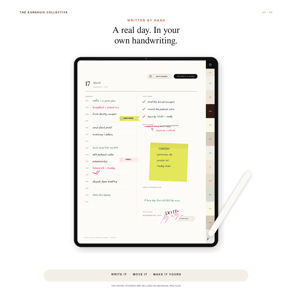 The Creatives’ Digital Planner 2027 + Sticker Pack - The Expression Edition