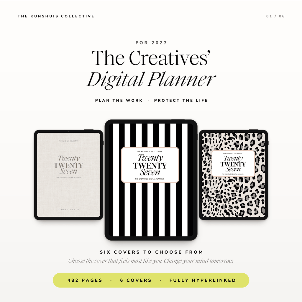 The Creatives’ Digital Planner 2027 – Dated Daily & Weekly Hyperlinked PDF Planner for Goodnotes + Sticker Pack